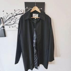 London Fog Black Trenchcoat